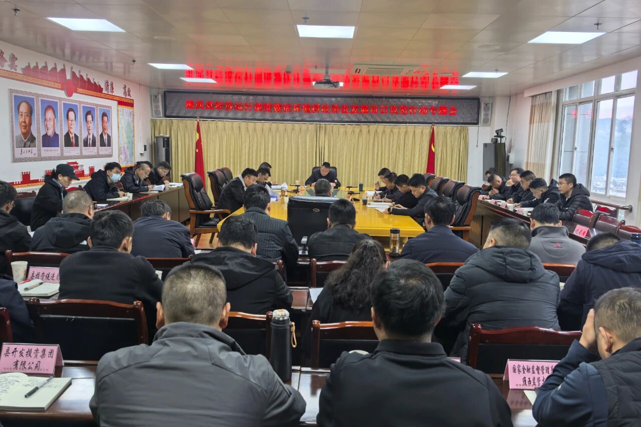维西县经济运行调度暨优环境拼经济促发展百日攻坚行动专题会召开