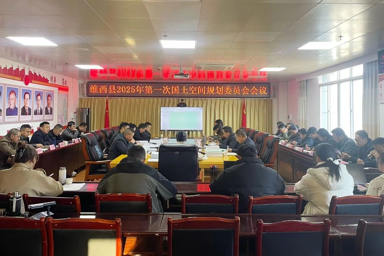 维西县召开国土空间规划委员会2025年第一次会议
